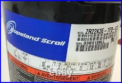 Copeland Scroll Zr22k3e Tfd 930 Compressor 460vac 3ph 60hz