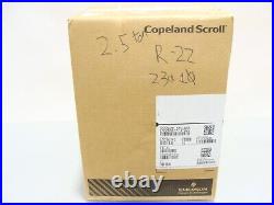 NEW 2.5 Ton Copeland 32,600 BTU 208/230/1 Scroll Compressor P/N ZR32K5E-PFV-800