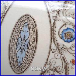 Vintage Copeland Spode Florence Oval Serving Platter 11 Floral Scrolls England